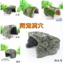 Tortoise turtle turtle shelter from cove caves reptile Climbing Wormview Spider BAO WEN Corner Frog Cave Large