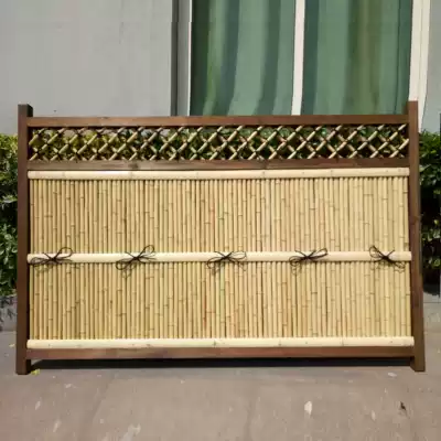 Classic Japanese-style bamboo fence Bamboo fence screen Bamboo partition anti-corrosion durable customizable courtyard decoration engineering bamboo door