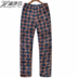 Quần mùa đông nam nhà flannel ba lớp độn bông pyjama lông cừu san hô ba lớp chần quần thường dày quần jean ống rộng nam Quần tây