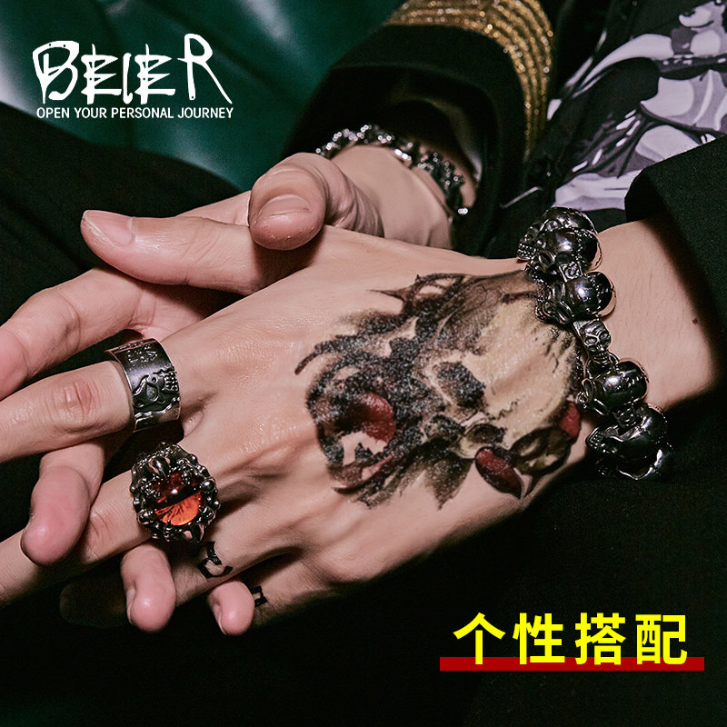 Bague homme BEIER en Acier au titane - Ref 3087025 Image 5