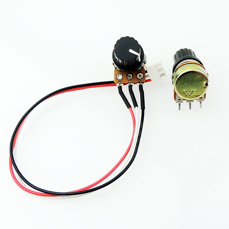 High-quality potentiometer with seat potentiometer long 20CMXH2 54-3P with wire head high-quality national standard 24# line