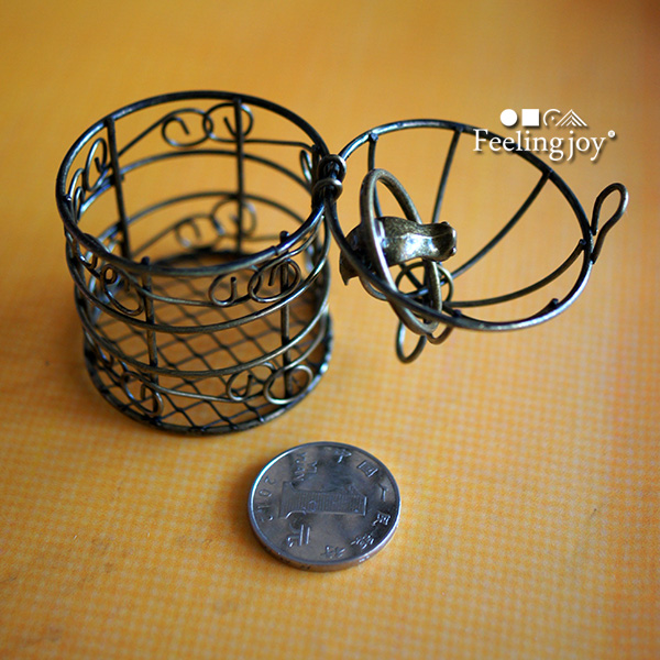 3 điểm 4 điểm 6 điểm bjd búp bê mini phụ kiện đặc biệt đạo cụ mô hình thu nhỏ mô phỏng lồng kim loại lồng chim bup be lol