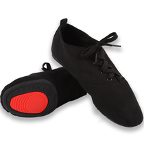 Dance canvas ballet shoes square shoes men and women outdoor exercise shoes dance shoes soft bottom teacher shoes jazz dance shoes