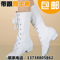 Long canvas jazz dance shoes long tube dance boots with modern folk dance shoes dance shoes practice shoes