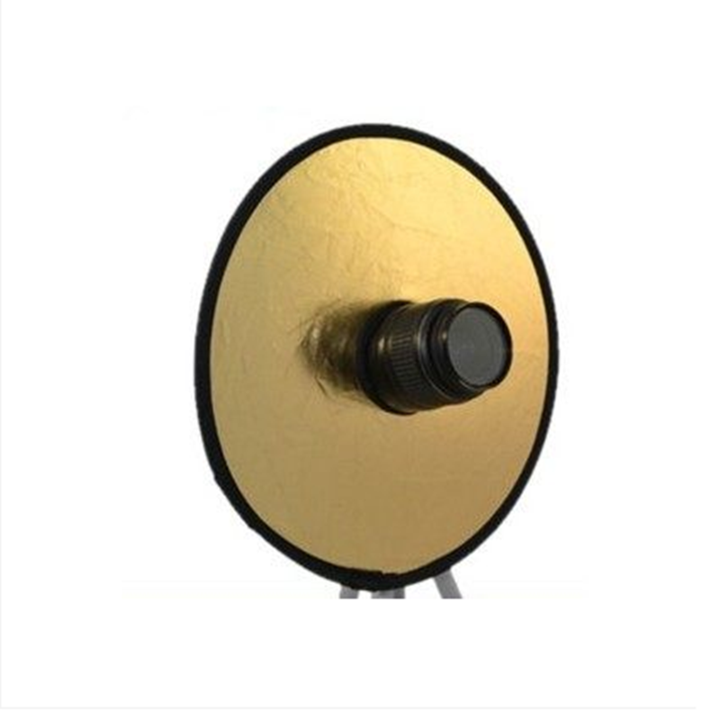 Clear cabin 30cm hollow reflecting panel two-in-one gold and silver dual-use flash light board