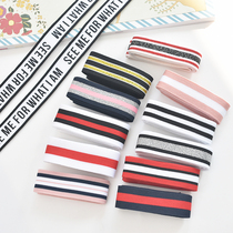 Clothing Pants Casual Clothing Side Strips Polyester with clothing Decorative Striped Webbing F Manual accessories 3cm