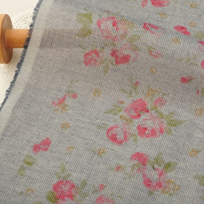 Retro cung điện gió tăng bông vải đệm bông Calico chế giải phóng mặt bằng vải L - Vải vải tự làm vải da cá 100 cotton