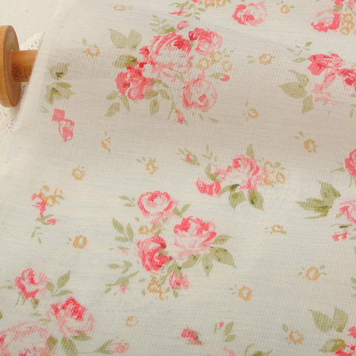 Retro cung điện gió tăng bông vải đệm bông Calico chế giải phóng mặt bằng vải L - Vải vải tự làm vải da cá 100 cotton