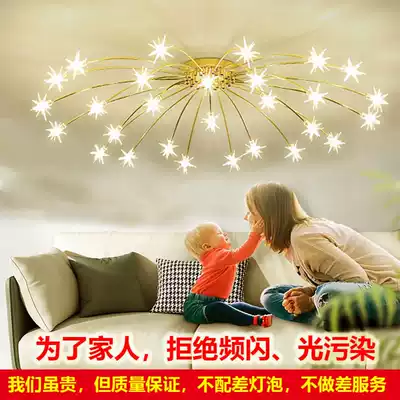 Gypsophila ceiling lights led simple modern bedroom living room lights Nordic lamps home round room stars