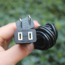 1 8 m long two plug power extension line 2 port 2 hole two plug plug board fan connection wire extended line