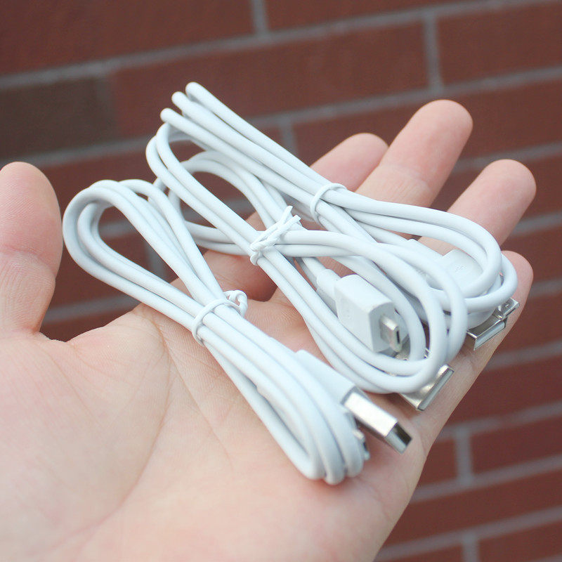 5X line Android mobile phone micro USB port 2A white data cable Fast charging cable 1 meter TPE flexible cable