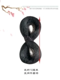 Hanfu Wig Buns Три кольцевые булочки, руки и новички для вечеринок с ограниченными возможностями, использовать полные волосы с мягким кольцом для волос, пирсинг