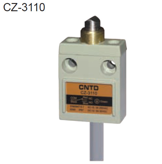 CNTD Changde waterproof and oil-proof travel switch micro-motion small limit switch CZ-3110 line 3 meters IP67