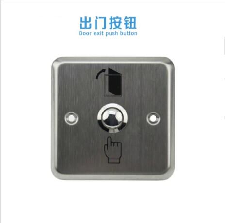 Access Control Stainless Steel Exit Button Exit Switch High Quality Stainless Steel Material Universal for All Access Control Systems