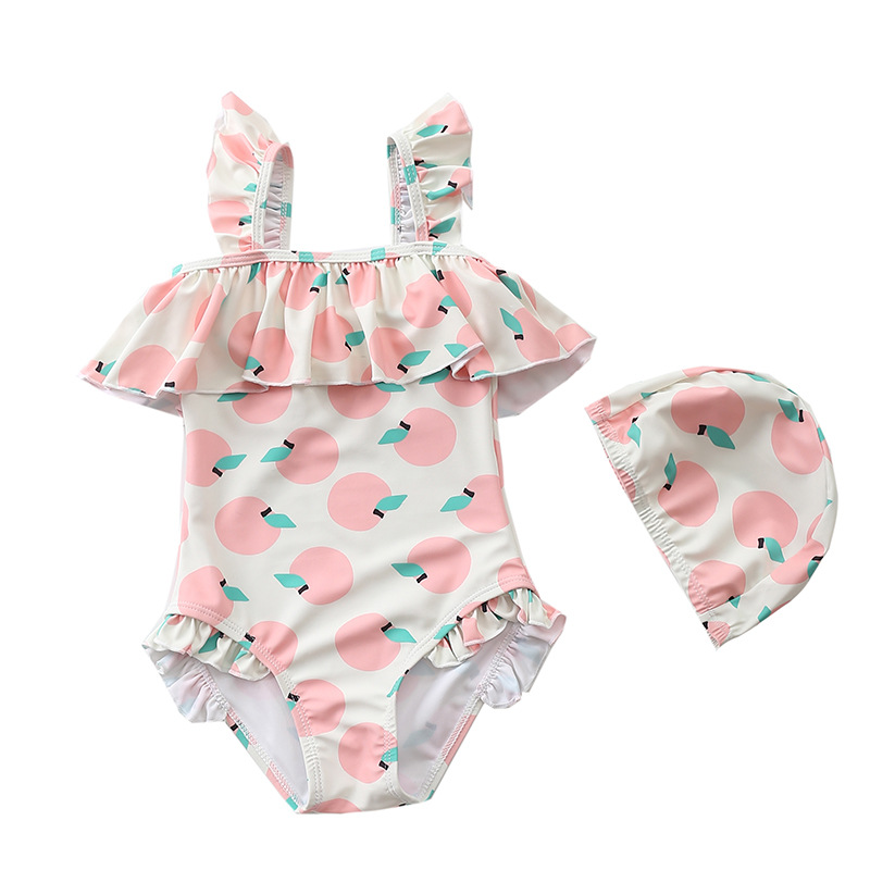 Children's swimsuit women's one-piece swimsuit baby baby Korean girl princess small and medium-sized girl swimsuit ins ins