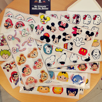 Cute egg yolk Jun hand account mobile phone decoration stickers Cartoon expression cute label stickers small stickers