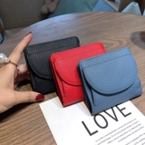 Бумажник, сумка через плечо, короткий ультратонкий картхолдер, небольшой дизайнерский модный кошелек, коллекция 2022, из натуральной кожи