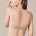 Yimanli quây vô hình áo ngực tập hợp chống trượt phần mỏng làm đẹp backless vai vai đồ lót ống hàng đầu - Áo ngực không dây