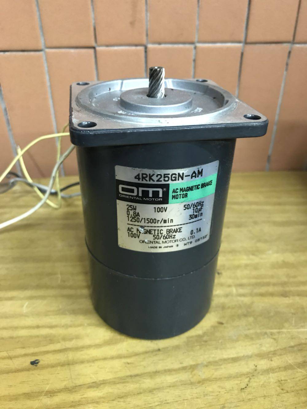 Japan Oriental Motor 4RK25GN-AM reducer motor can be equipped with 4GN reducer OM disassembly machine spot