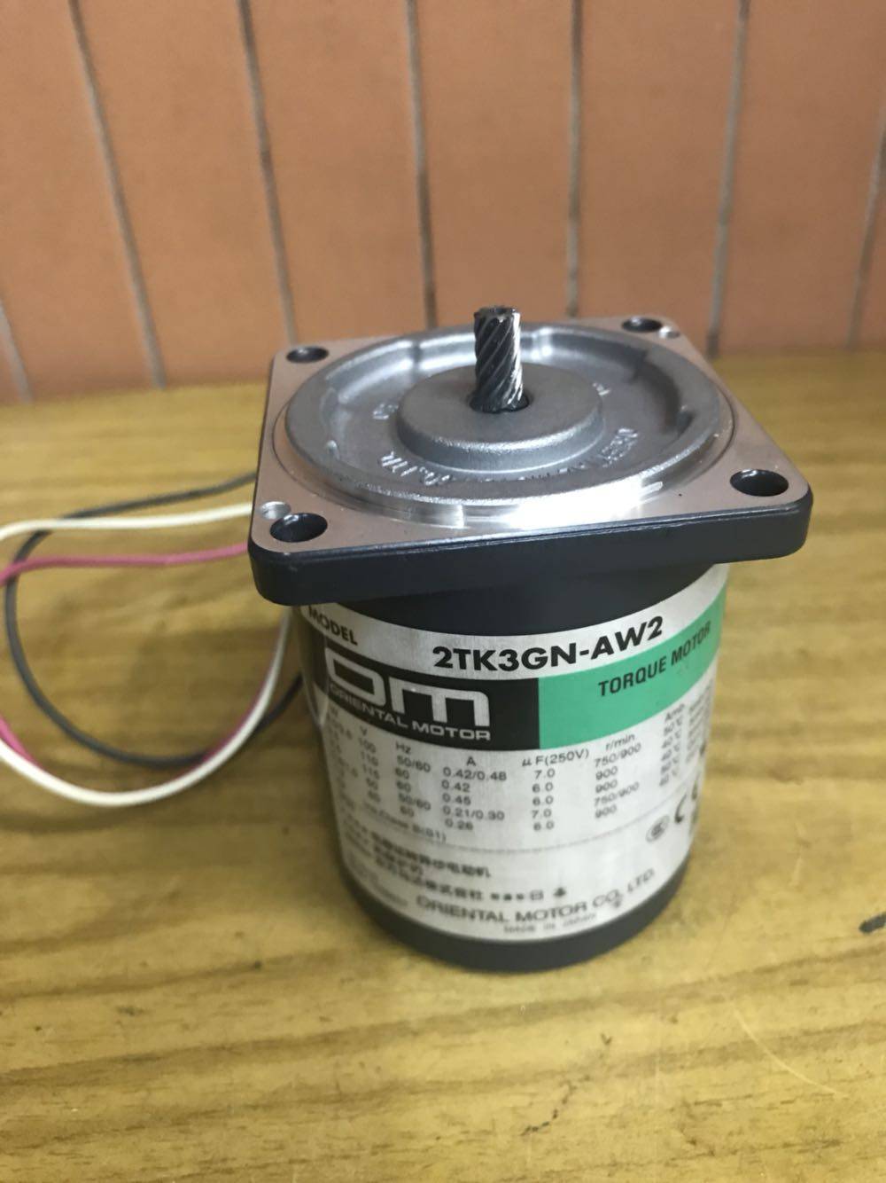 Japan Oriental 2TK3GN-AW2 torque motor can be equipped with 2GN reducer OM try good delivery spot