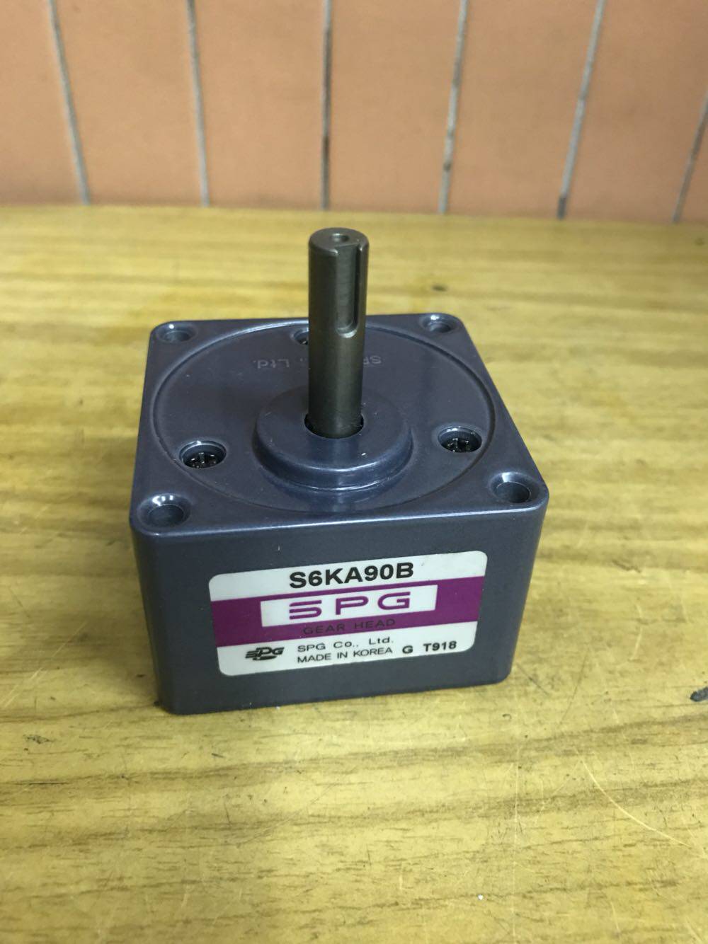 SPG Korea Motor S6KA90B reducer disassembly spot