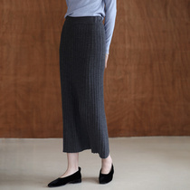 Monastery Mountain Wen also Flow Xia Italy Raphael Ultrafine Wool Wrap Hip and Knitted Half Body Skirt Autumn Winter Women