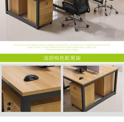 Đặc biệt cung cấp bàn ghế di động màn hình nhân viên bàn làm việc đơn giản hiện đại bàn tùy chỉnh kích thước