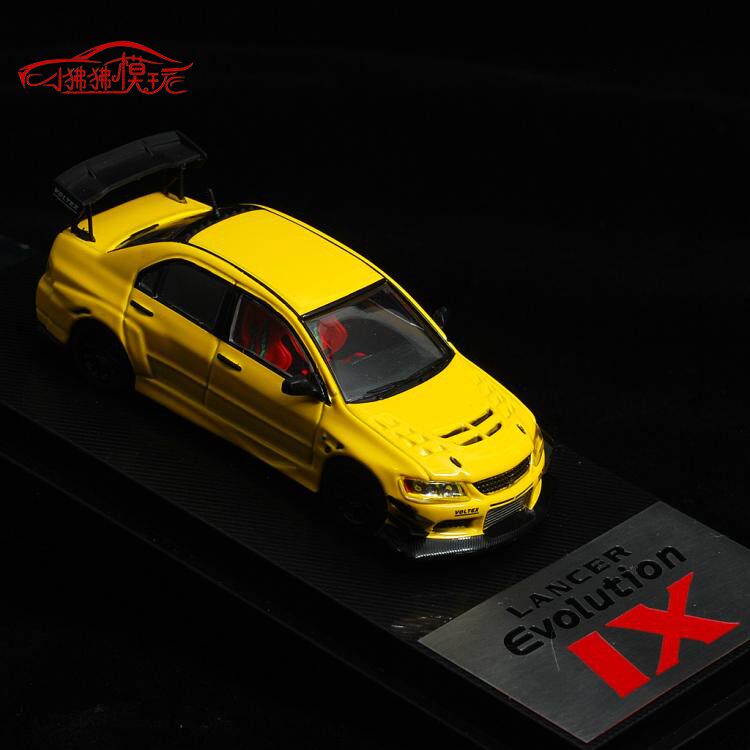 汽車模型玩具收藏正品cm合金車模1 64三菱evo藍瑟9代lancer Evo Ix高尾翼改裝版voltex 露天拍賣