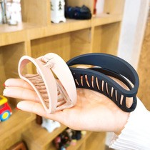 Large texture hair grab frosted Bath Bath hair hairpin female Korean version of net red clip headgear head hair grab clip