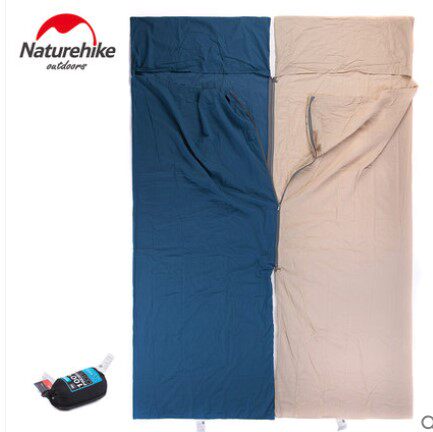 Naturehike-NH All Cotton Outdoor Super Small Sleeping Bag Liner Travel Quilt Cover Liner Clean And Comfortable