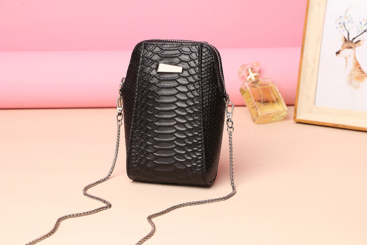 Túi xách da túi xách điện thoại di động mini Messenger túi 2019 thời trang mới Túi đeo vai nữ túi xách nữ - Túi điện thoại túi đeo chéo trong suốt
