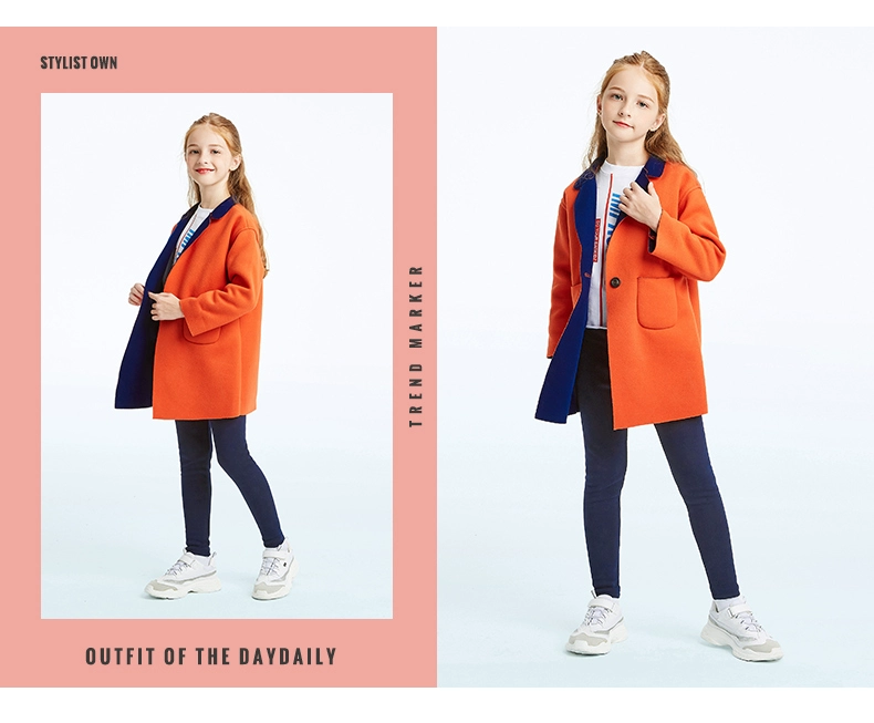 Quần legging bé gái mùa thu và mùa đông dày cộng với nhung để giữ ấm bên ngoài mặc quần eo cao bé trai quần bé gái bó sát màu đen - Quần quần dài bé trai