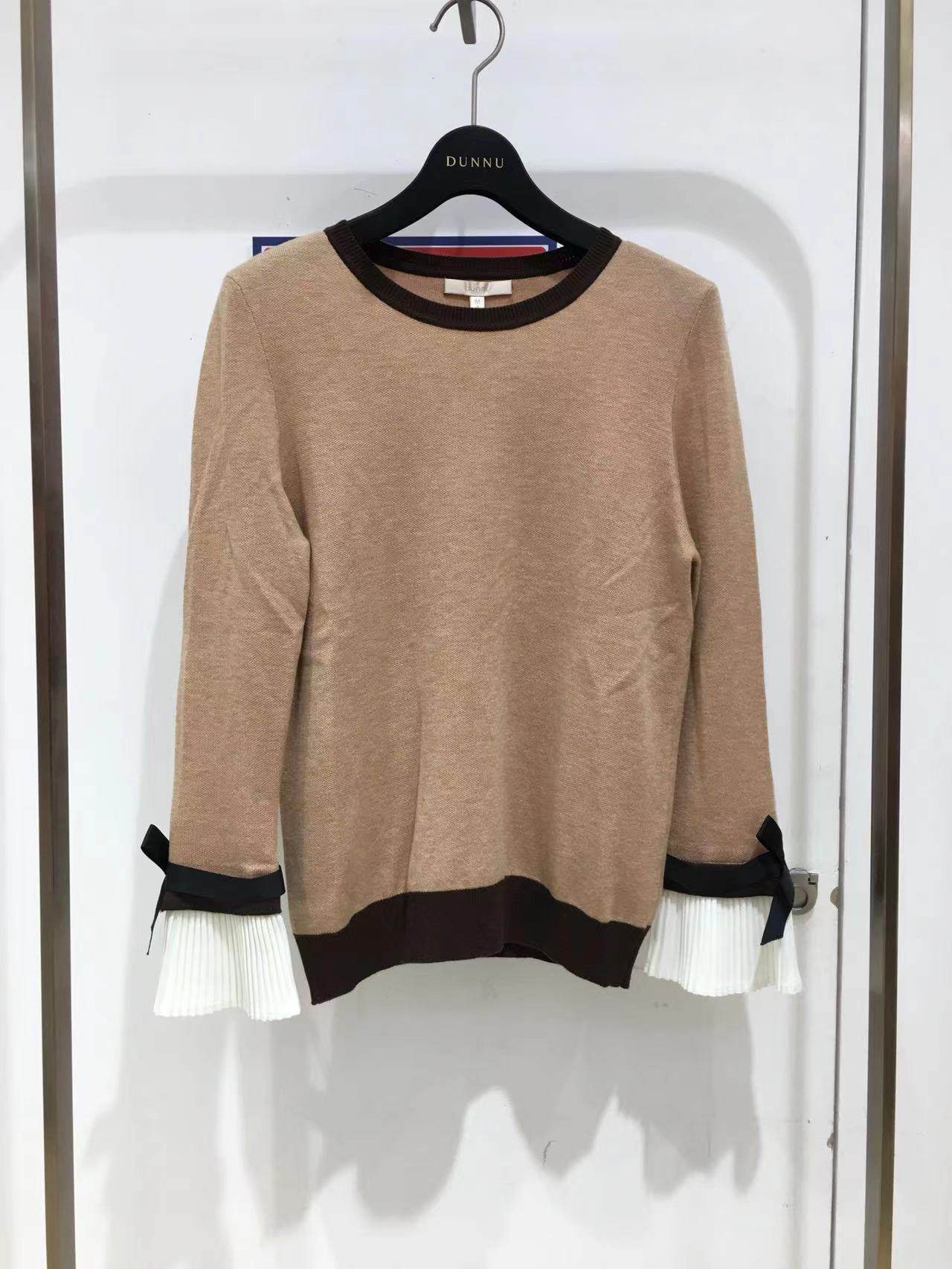 DUNNU Dunnu Special Cabinet Spring Autumn Season of wool wool knit cardio-hoodie DN17010156-1280