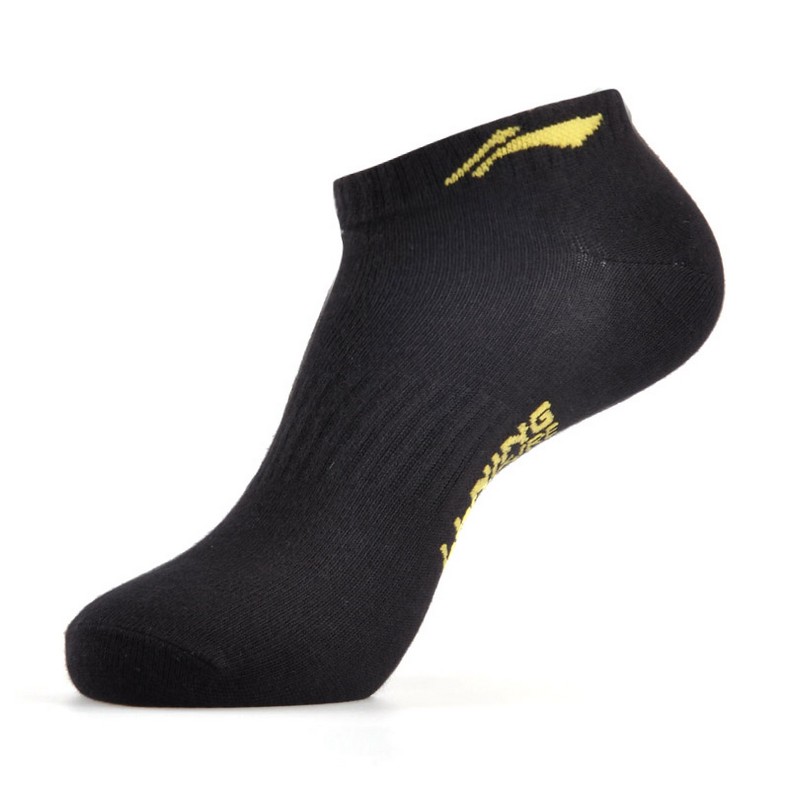 Mua 7 cặp của Li Ning mùa hè vớ thuyền nam giới và phụ nữ vớ vớ thể thao thấp với cầu lông vớ vớ cotton AWSJ215-1 vớ thể thao giá sỉ