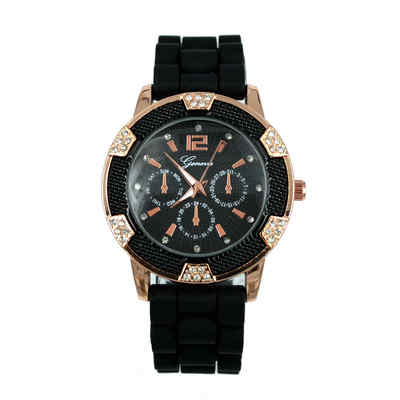 Fashionable hexagonal diamond silicone watch gift watch diamond fashion watch