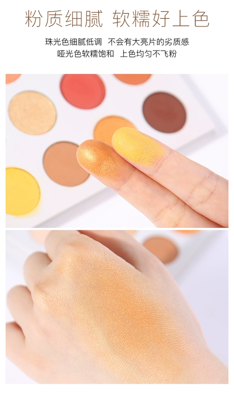 Bảng màu phấn mắt Cara Bubble Colourpop Mười hai màu Có xin vui lòng Sunset Tấm Đưa nó cho tôi