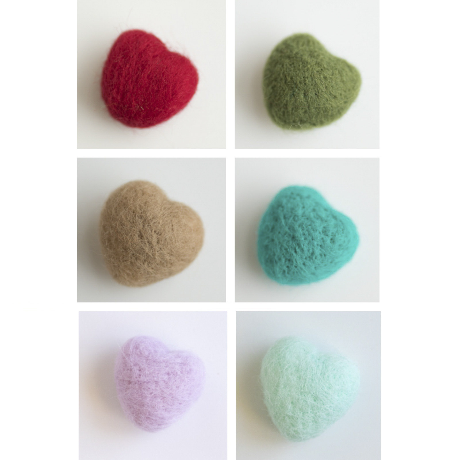 羊毛毡爱心钩织桃心DIY手工创意配饰新生儿满月宝宝拍照摄影道具评价- 淘宝网, image size:1600x1600