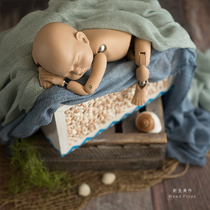 Newborn photography mesh decorative wrapping pad yarn Outer wrapping cloth soft full moon 100 days 100 days baby photo props