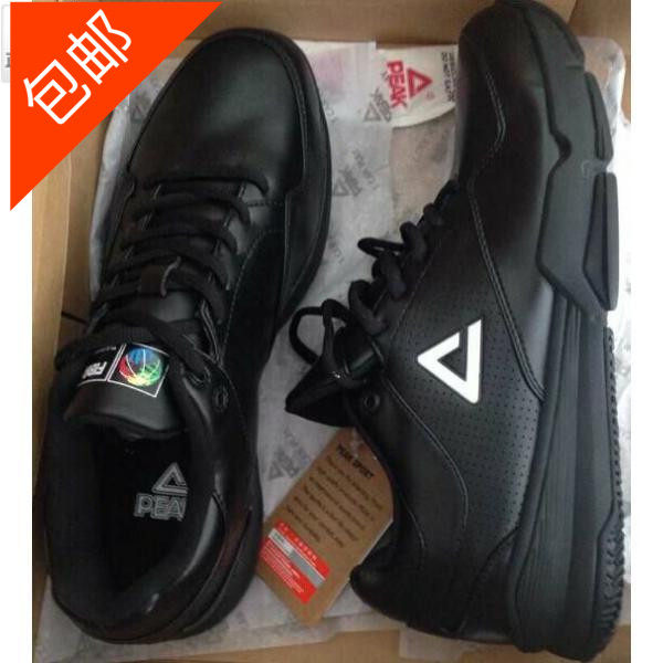 Pike Sponsored Basketball Referee Shoes All Black Basketball Referee Shoestring Fake Spot FIBA Basketball Referee Shoes
