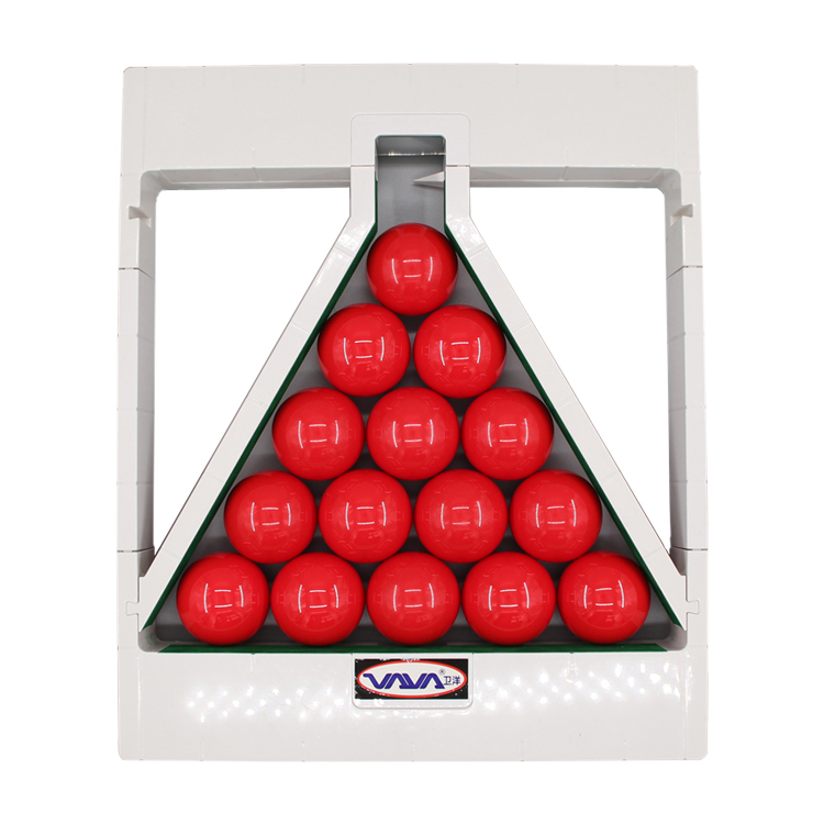Snooker Competition Triangle frame Ivory White Thickened Pulley Billiard Tripod Folding Coach Positioning Swing Ball Frame