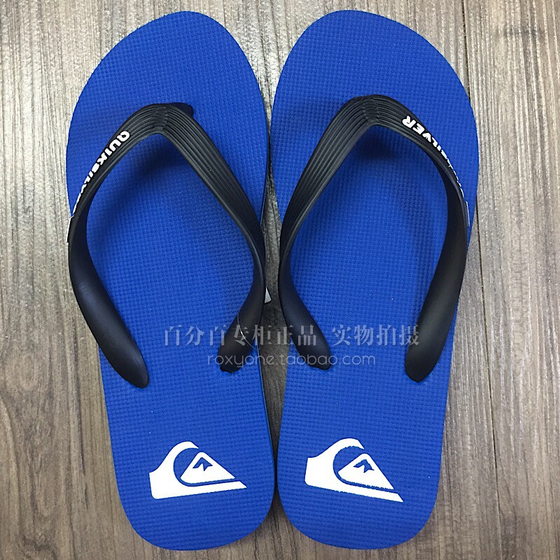 Quiksilver2026 Family Fashion Flat-Heeled Trendy Quick-Drying Sandals Non-Slip Beach Slippers Casual Eva