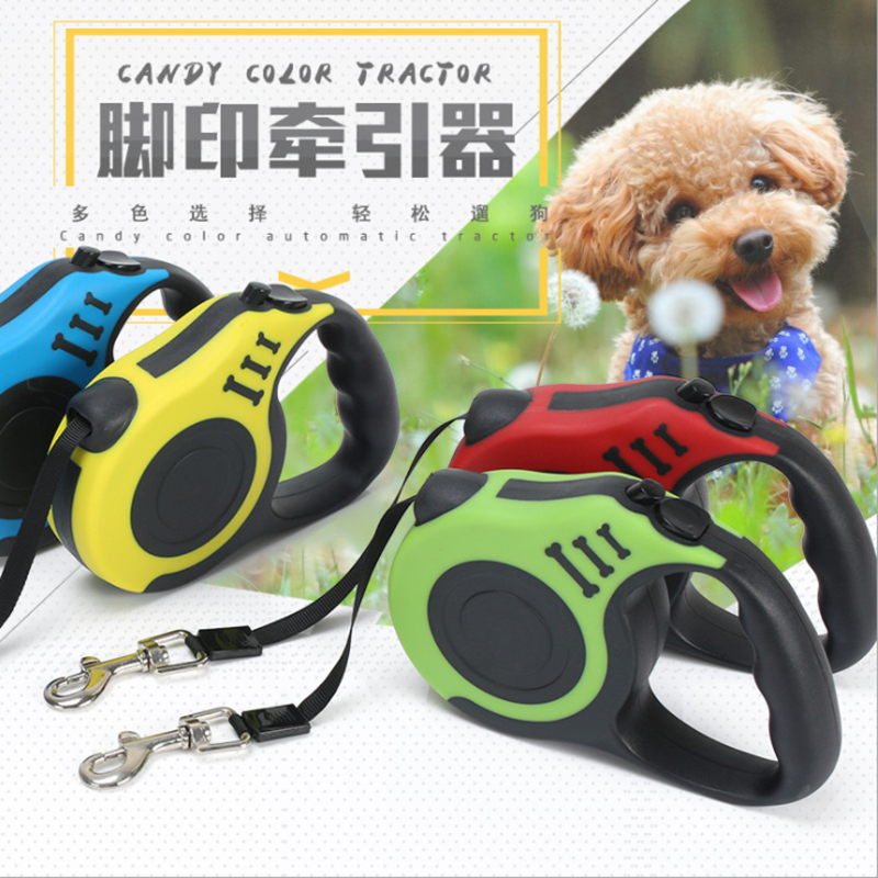 Automatic Reducing Dog Rope Teddy Bear Medium Dog Little Dog Chain Pet Supplies