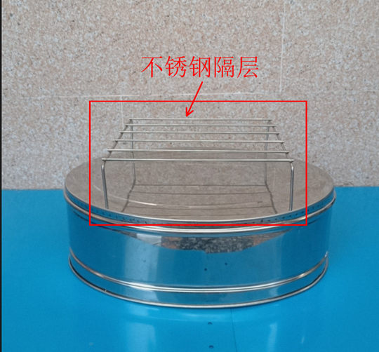 Industrie de la restauration à emporter ovale en acier inoxydable panier alimentaire autocuiseur couteau panier alimentaire boîte à lunch.