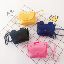 Korean childrens messenger bag Cute mini princess fashion bag Girls small bag Kindergarten baby bag messenger bag