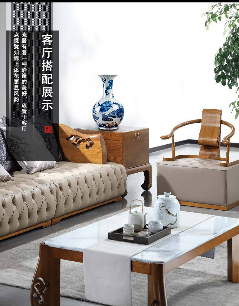 Jingdezhen ceramics, antique Ming and the qing dynasty up crack vases furnishing articles flower arrangement home wine ark, adornment furnishing articles