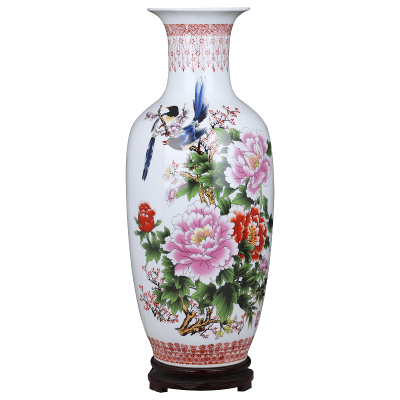 Jingdezhen ceramics lucky bamboo study restoring ancient ways of large vase furnishing articles sitting room TV ark, ikebana arts and crafts