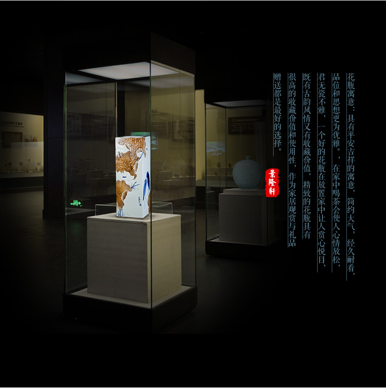 Jingdezhen ceramics hand - made vases, flower arrangement wine porch home decoration sitting room TV ark, furnishing articles