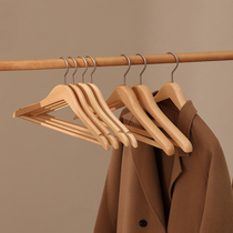 Tianyan solid wood hanger wide shoulder seamless hanger clothes Support Suit shirt thickening household clothes hanging