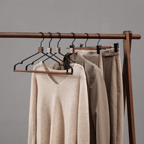 Tianyi vertical wardrobe pants clip household hanging pants rack seamless strong wooden aluminum alloy skirt clip pants holder belt clip