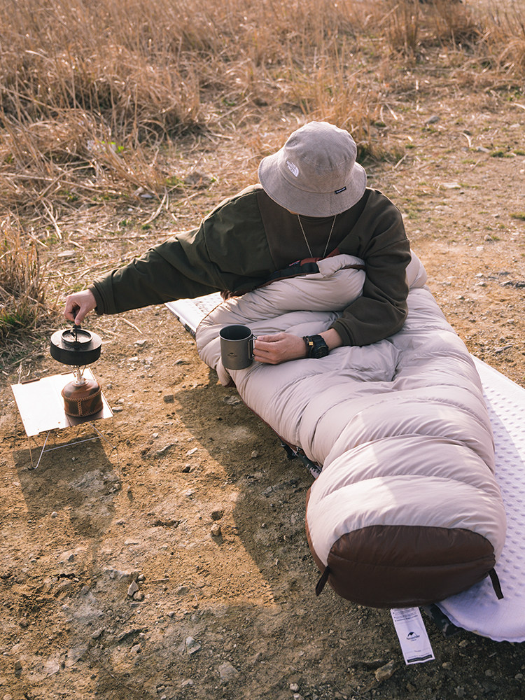 Зимний спальный мешок Naturehike Snowbird с гусиным пухом